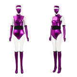 Mortal Kombat Mileena Women Purple Outfit Cosplay Costume Outfit Halloween Carnival Suit
