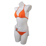 Movie 007 Die Another Day Jinx Johnson Women Bikini Set Swimsuit Cosplay Costume Outfits Halloween Carnival Suit
