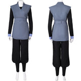 Movie Barriss Offee Women Grey Top Pants Full Set Cosplay Costume Outfits Halloween Carnival Suit
