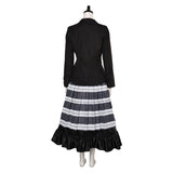 Movie Beetlejuice 2024 Astrid Deetz Women Black Dress Outfit Cosplay Costume Outfits Halloween Carnival Suit