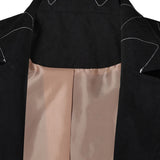 Movie Beetlejuice 2024 Barbara Women Black Coat Cosplay Costume Outfits Halloween Carnival Suit