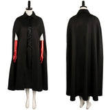 Movie Beetlejuice 2024 Delia Deetz Women Black Dress Cosplay Costume Outfits Halloween Carnival Suit