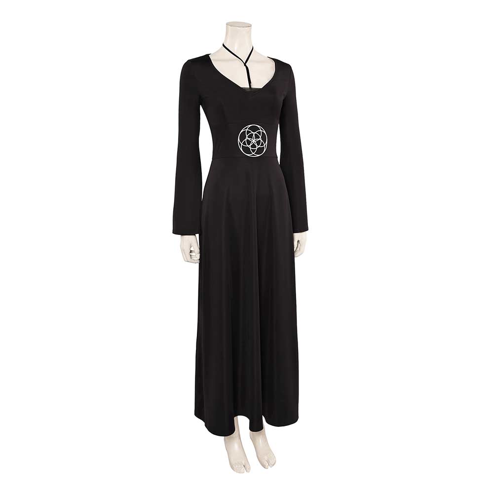 Movie Beetlejuice 2024 Lydia Deetz Black Dress Cosplay