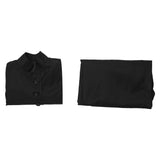 Movie Beetlejuice 2024 Lydia Deetz Women Black Dress Cosplay Costume Outfits Halloween Carnival Suit