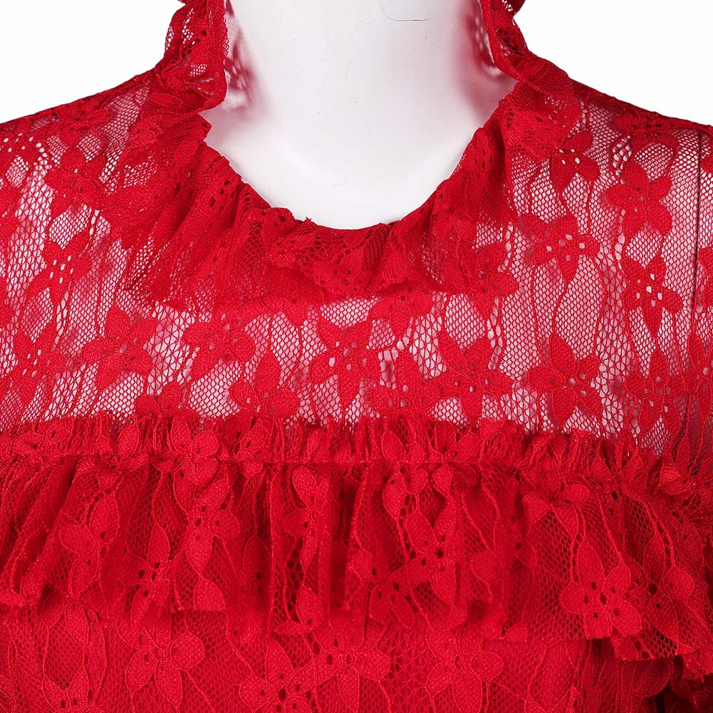 Movie Beetlejuice 2024 Lydia Deetz Women Red Dress Cosplay Costume Out – TrendsinCosplay Movie Beetlejuice 2024 Lydia Deetz Women Red Dress Cosplay Costume Out – TrendsinCosplay