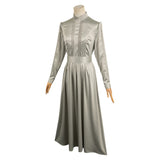 Movie Beetlejuice 2024 Lydia Deetz Women Silver Dress Cosplay Costume Outfits Halloween Carnival Suit
