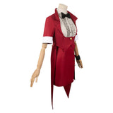 Movie Beetlejuice 2024 Women Red Suit Cosplay Costume Outfits Halloween Carnival Suit