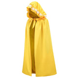 Movie Belle Kids Children Yellow Cloak Cosplay Costume Outfits Halloween Carnival Suit