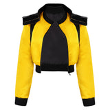 Movie Boy Kills World 2024 June 27 Women Yellow Coat Cosplay Costume Outfits Halloween Carnival Suit