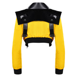 Movie Boy Kills World 2024 June 27 Women Yellow Coat Cosplay Costume Outfits Halloween Carnival Suit