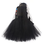 Movie Darth Vader Kids Children Black Tutu Dress Cosplay Costume Outfits Halloween Carnival Suit