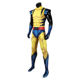 Movie Deadpool 3 Wolverine James Logan Howlett Yellow Jumpsuit Cosplay Costume