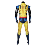 Movie Deadpool 3 Wolverine James Logan Howlett Yellow Jumpsuit Cosplay Costume