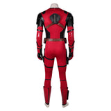 Movie Deadpool & Wolverine 2024 Deadpool Red Outfit Cosplay Costume Outfits Halloween Carnival Suit