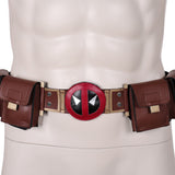 Movie Deadpool & Wolverine 2024 Wade Wilson Cosplay Belt Waistband Halloween Carnival Costume Accessories