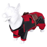 Movie Deadpool & Wolverine 2024 Wade Wilson Pet Dog Red Outfit Cosplay Costume