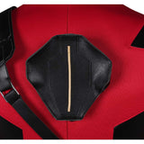 Movie Deadpool & Wolverine 2024 Wade Wilson Red Jumpsuit Full Set Cosplay Costume