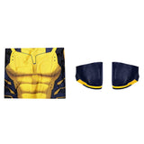 Movie Deadpool & Wolverine 2024 Wolverine James Logan Howlett Yellow Jumpsuit Cosplay Costume