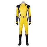 Movie Deadpool & Wolverine 2024 Wolverine James Logan Howlett Yellow Outfit Cosplay Costume