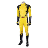 Movie Deadpool & Wolverine 2024 Wolverine James Logan Howlett Yellow Outfit Cosplay Costume