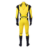 Movie Deadpool & Wolverine 2024 Wolverine James Logan Howlett Yellow Outfit Cosplay Costume