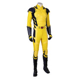 Movie Deadpool & Wolverine 2024 Wolverine James Logan Howlett Yellow Outfit Cosplay Costume