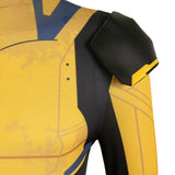 Movie Deadpool & Wolverine 2024 Wolverine Yellow Jumpsuit Cosplay Costume Outfits Halloween Carnival Suit