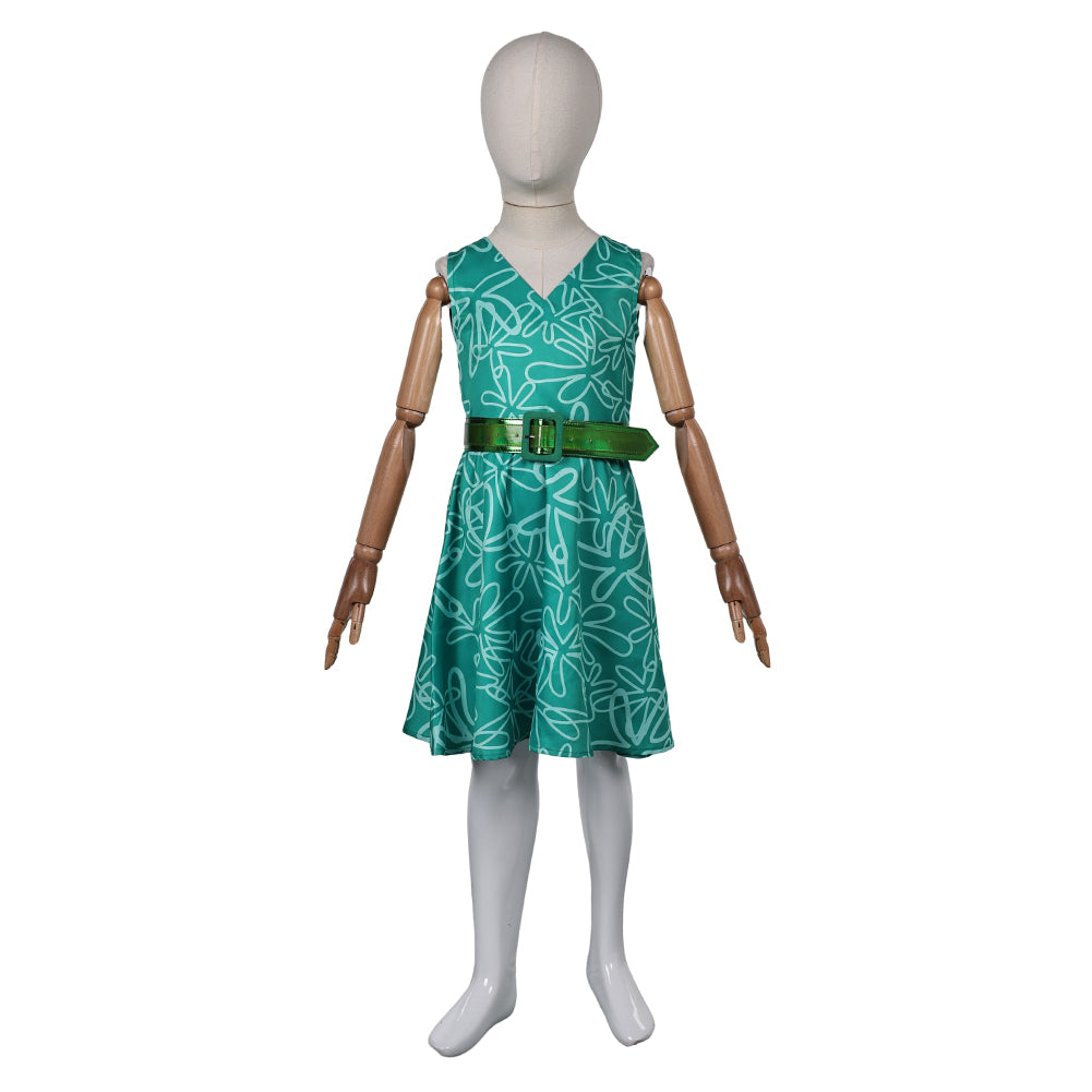 Movie Disgust Kids Children Green Dress Cosplay Costume Outfits Hallow TrendsinCosplay Movie Disgust Kids Children Green Dress Cosplay Costume Outfits Hallow TrendsinCosplay