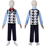 Movie Fear Kids Children Blue Outfit Cosplay Costume Outfits Halloween Carnival Suit