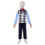 Movie Fear Kids Children Blue Outfit Cosplay Costume Outfits Halloween Carnival Suit