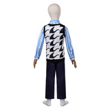 Movie Fear Kids Children Blue Outfit Cosplay Costume Outfits Halloween Carnival Suit