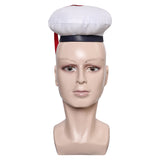 Movie Ghostbusters 2024 Stay Puft Marshmallow Man White Cosplay Hat Cap Halloween Carnival Costume Accessories