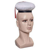 Movie Ghostbusters 2024 Stay Puft Marshmallow Man White Cosplay Hat Cap Halloween Carnival Costume Accessories