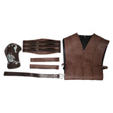 Movie Gladiator Commodus Brown Leather Outfit Cosplay Costume Outfits Halloween Carnival Suit