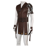 Movie Gladiator Commodus Brown Leather Outfit Cosplay Costume Outfits Halloween Carnival Suit