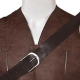 Movie Gladiator Commodus Brown Leather Outfit Cosplay Costume Outfits Halloween Carnival Suit