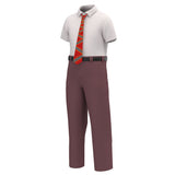 Movie Inside Out 2024 Anger Kids Children Brown Outfit Cosplay Costume Outfits Halloween Carnival Suit