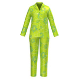 Movie Inside Out 2024 Joy Kids Children Yellow Sleepwear Cosplay Costume Outfits Halloween Carnival Suit