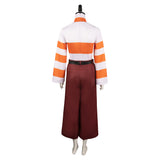 Movie Inside Out Anxiety Women Orange Outfit Cosplay Costume Outfits Halloween Carnival Suit