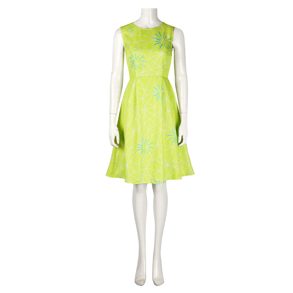joy inside out dress design HOW TO MAKE AN EASY JOY DRESS from INSIDE OUT COSTUME - TIE. Tutorial. DIY. Disney Bound!