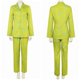 Movie Inside Out Joy Women Yellow Outfit Cosplay Costume Outfits Halloween Carnival Suit