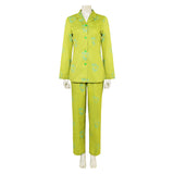 Movie Inside Out Joy Women Yellow Outfit Cosplay Costume Outfits Halloween Carnival Suit