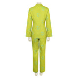 Movie Inside Out Joy Women Yellow Outfit Cosplay Costume Outfits Halloween Carnival Suit