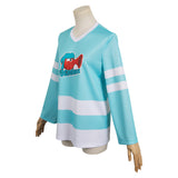 Movie Inside Out Riley Andersen Blue T-shirt Cosplay Costume Outfits Halloween Carnival Suit