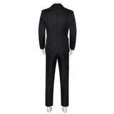Movie Joker: Folie à Deux (2024) Arthur Fleck Black Suit Cosplay Costume Outfits Halloween Carnival Suit