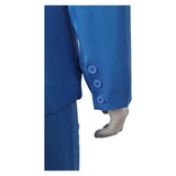 Movie Joker: Folie à Deux (2024) Arthur Fleck Blue Suit Cosplay Costume Outfits Halloween Carnival Suit