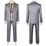 Movie Joker: Folie à Deux (2024) Arthur Fleck Grey Suit Cosplay Costume Outfits Halloween Carnival Suit