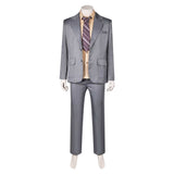 Movie Joker: Folie à Deux (2024) Arthur Fleck Grey Suit Cosplay Costume Outfits Halloween Carnival Suit