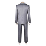 Movie Joker: Folie à Deux (2024) Arthur Fleck Grey Suit Cosplay Costume Outfits Halloween Carnival Suit