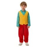 Movie Joker: Folie à Deux (2024) Arthur Fleck Kids Children Joker Suit With Wig Cosplay Costume